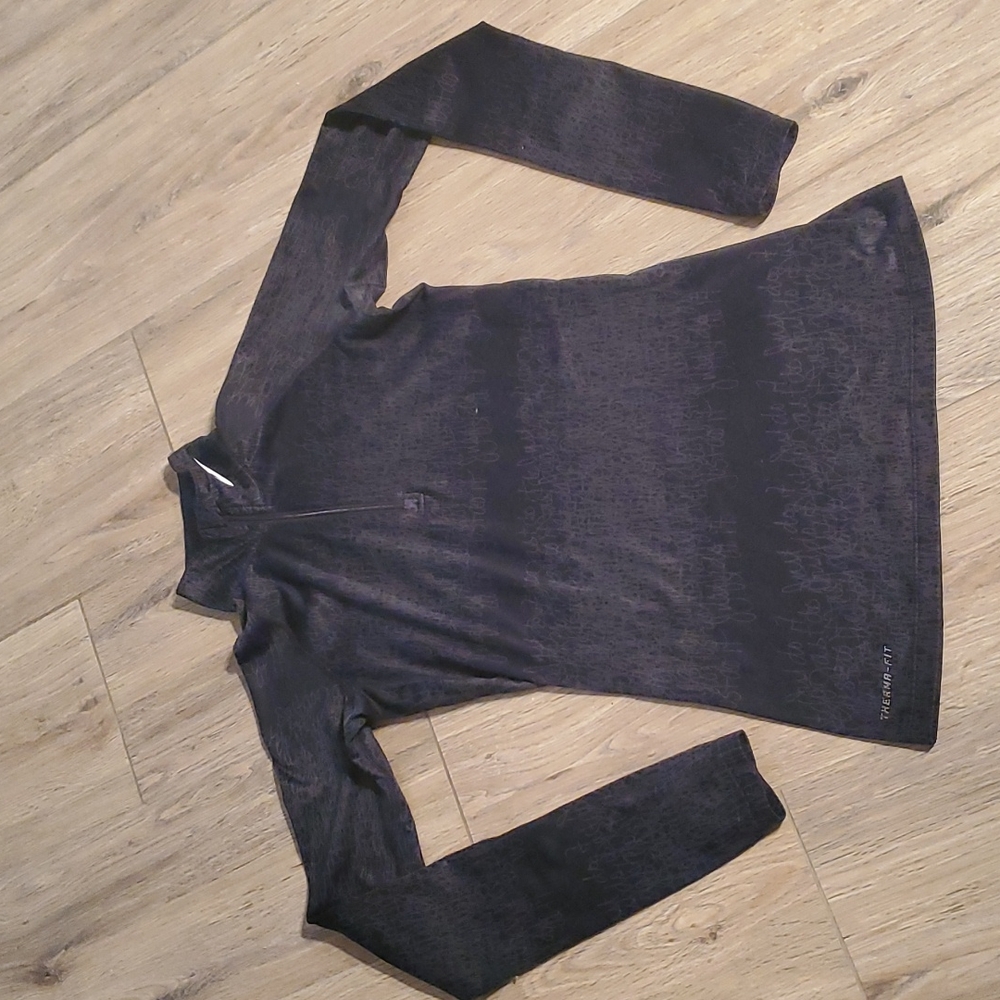 NIKE LS THERMA-FIT 3/4 ZIP XS